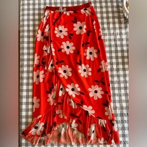 Urban Outfitters midi skirt with front slit